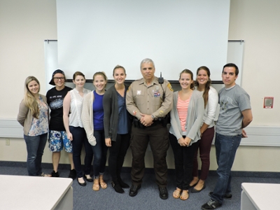 Gutierrez and students