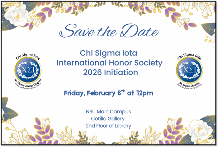 Chi Sigma Iota 2026 Initiation